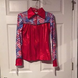 Equestrian drill riding shirt in great condition, only warn once. Size M